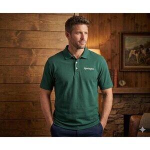 Ultra Club Cool‑N‑Dry Polo 2XL Remington Mossy Oak Pro Staff Green Embroidered
